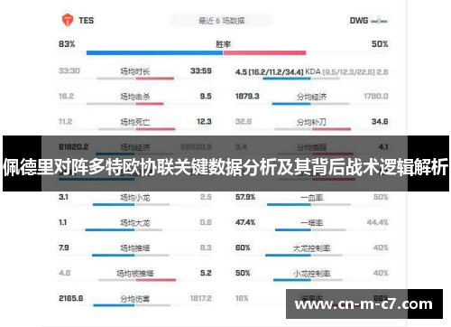 佩德里对阵多特欧协联关键数据分析及其背后战术逻辑解析